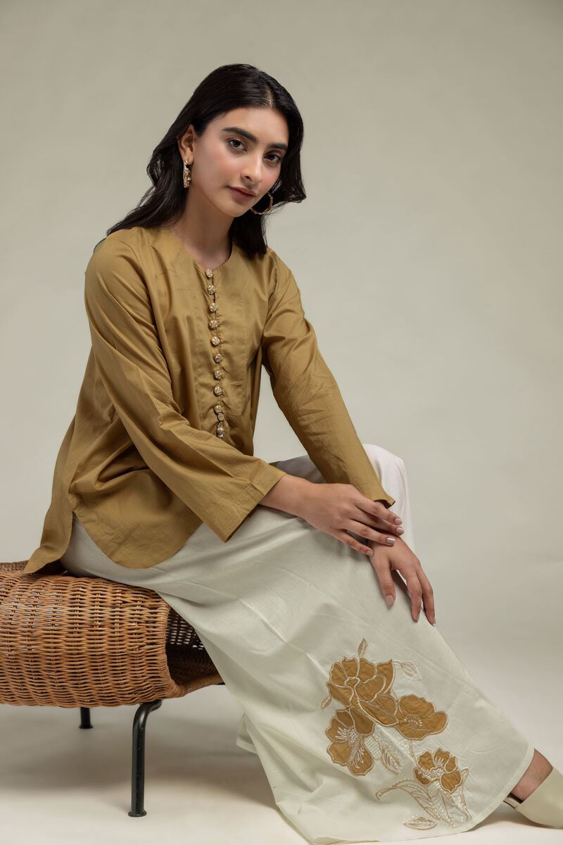 Solid Short Kurta
