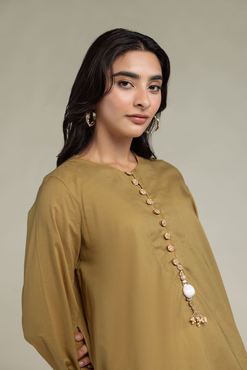 Solid Short Kurta