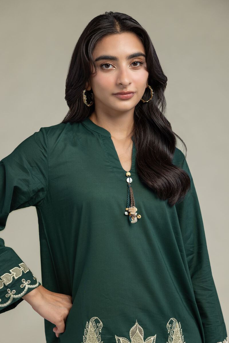 Floral Green Kurta