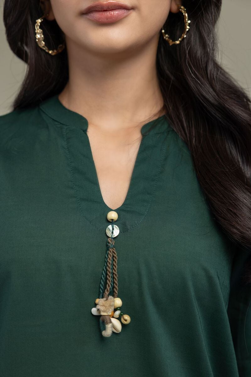 Floral Green Kurta
