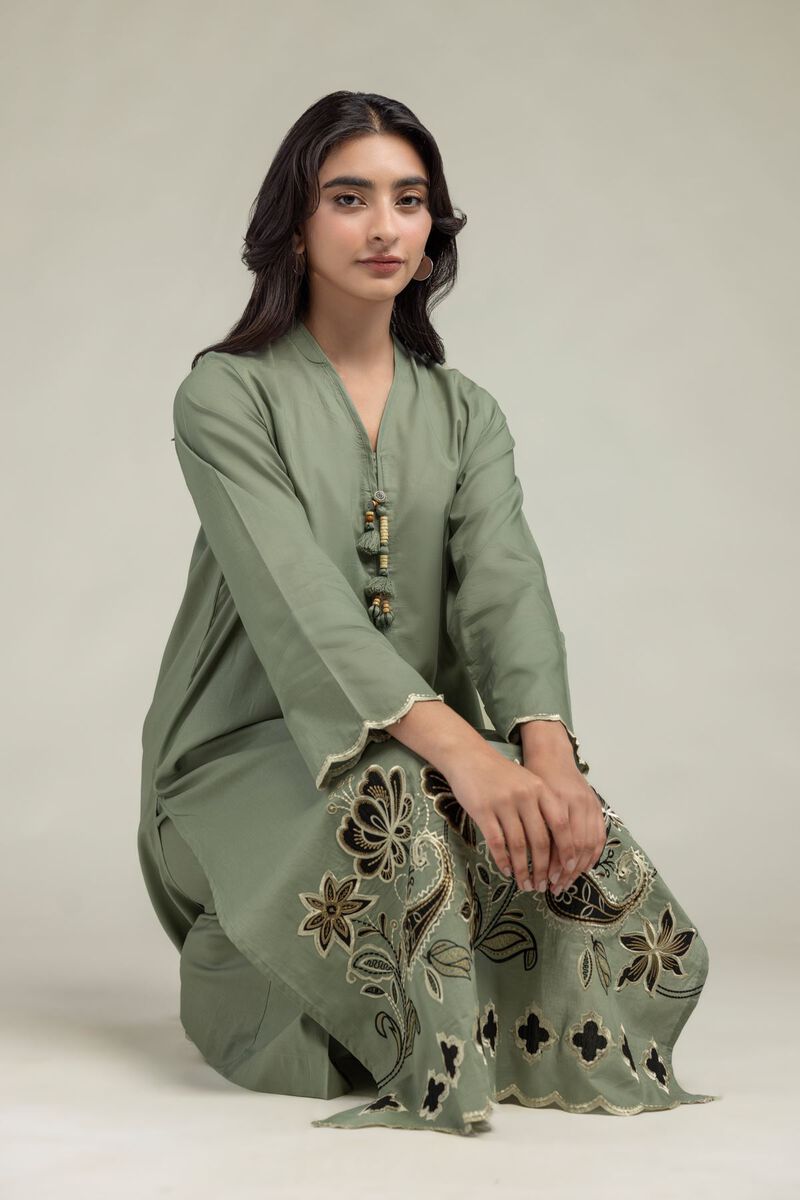 Long V-Neck Kurta