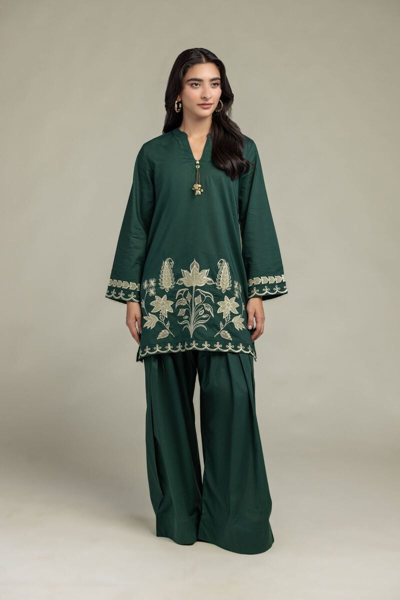 Solid Green Shalwar