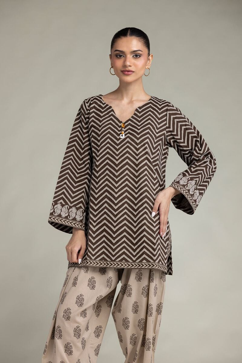 Brown Short Kurta