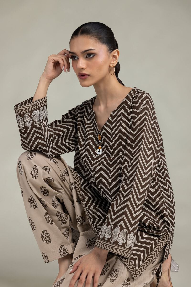 Brown Short Kurta