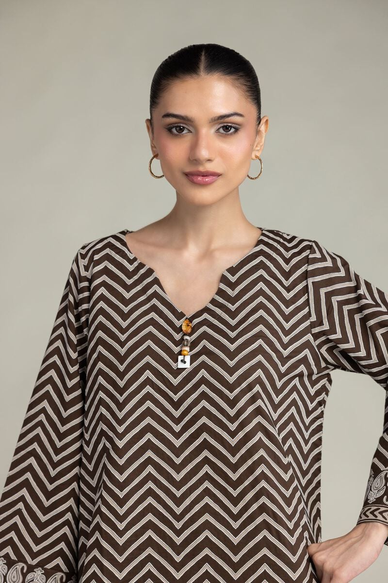 Brown Short Kurta