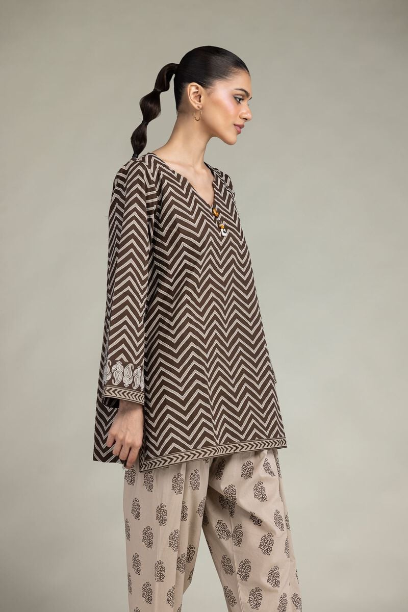 Brown Short Kurta