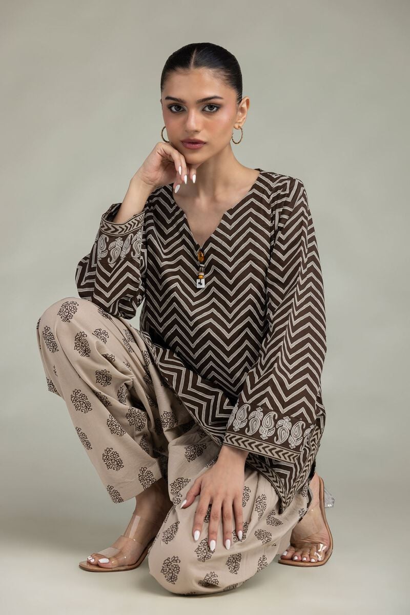 Brown Short Kurta