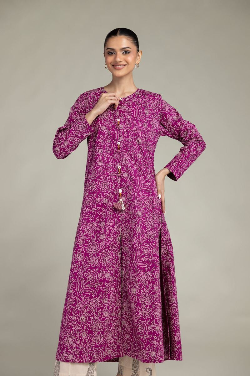 Floral Round-Neck Kurta