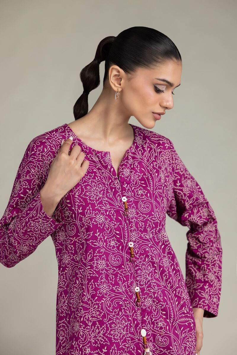 Floral Round-Neck Kurta