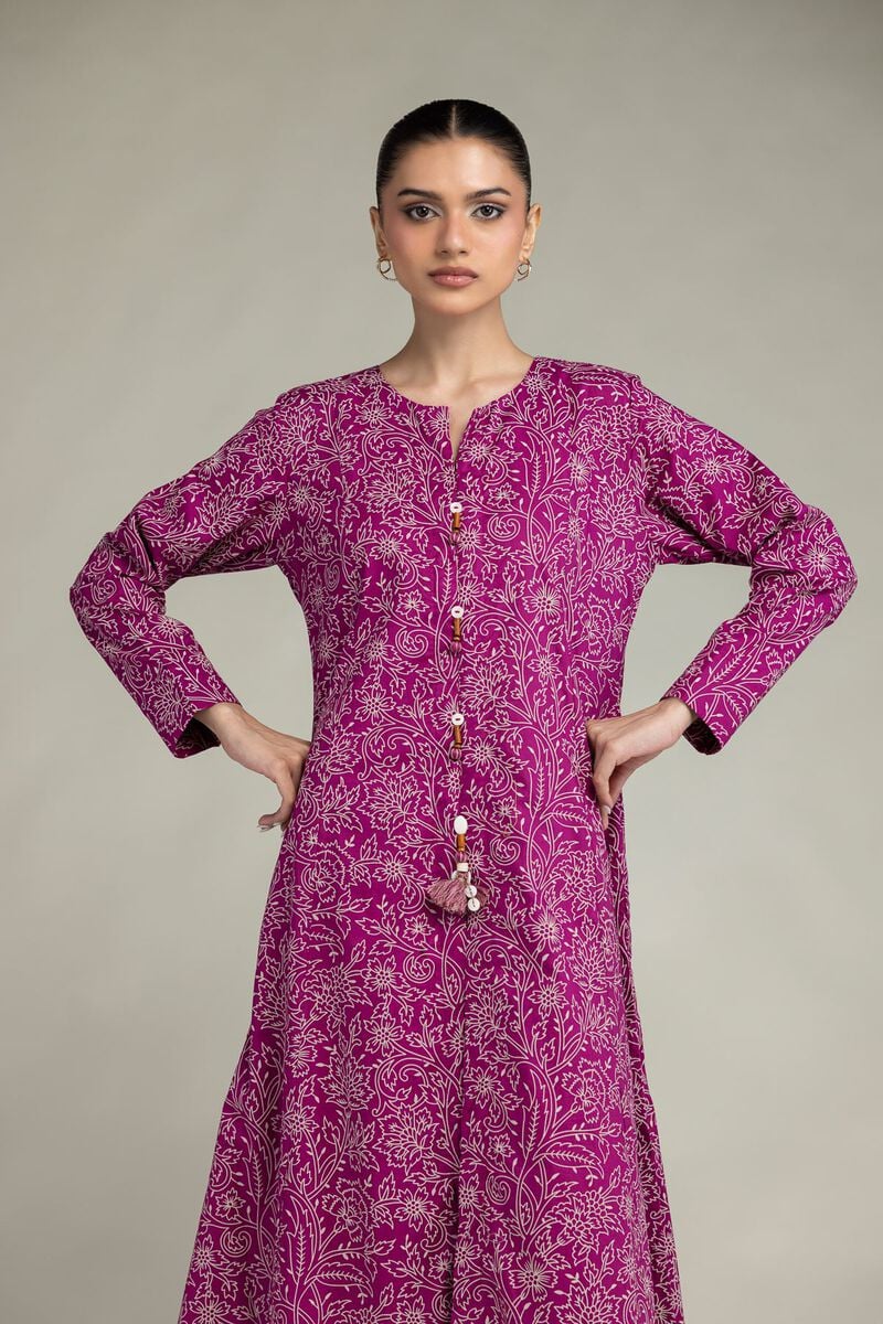 Floral Round-Neck Kurta