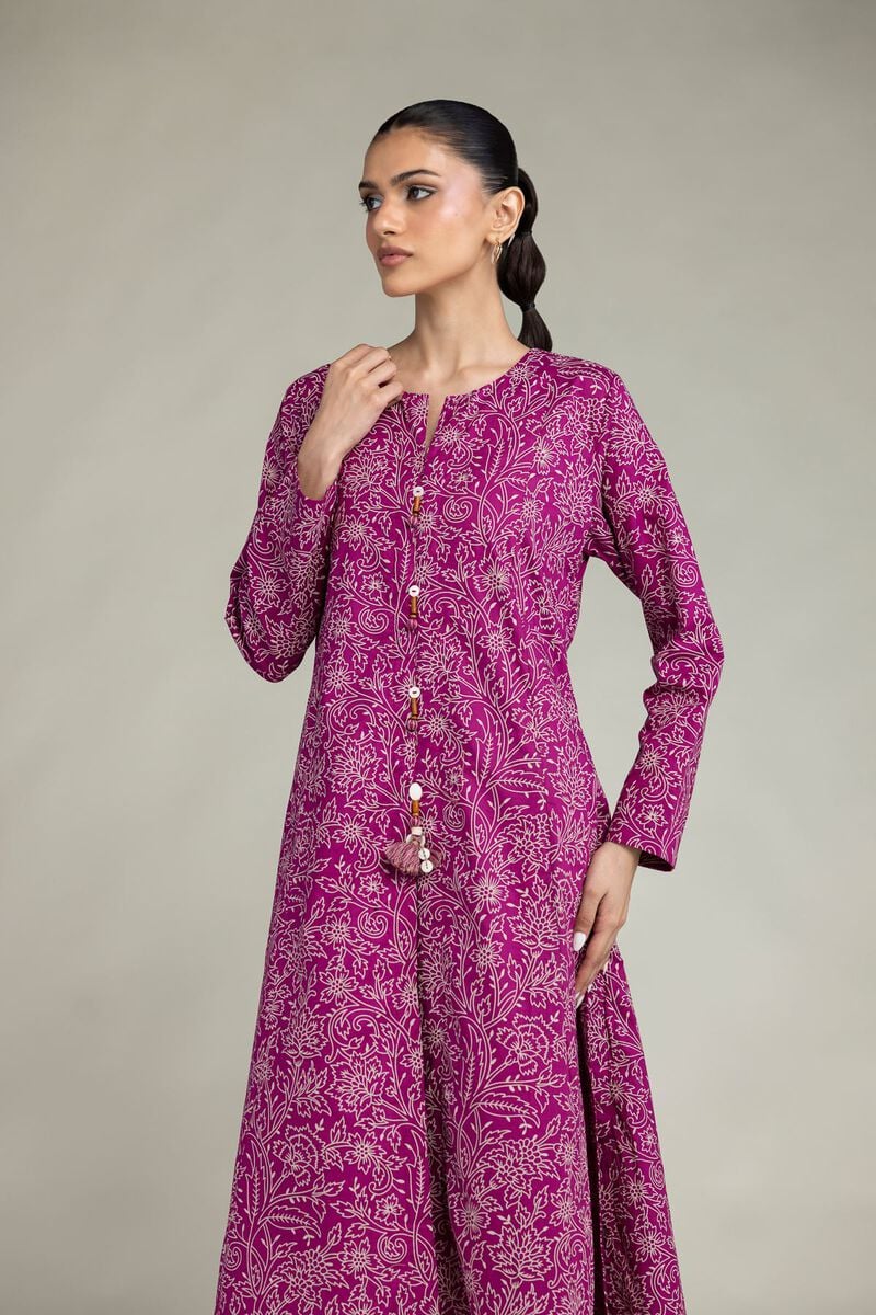 Floral Round-Neck Kurta