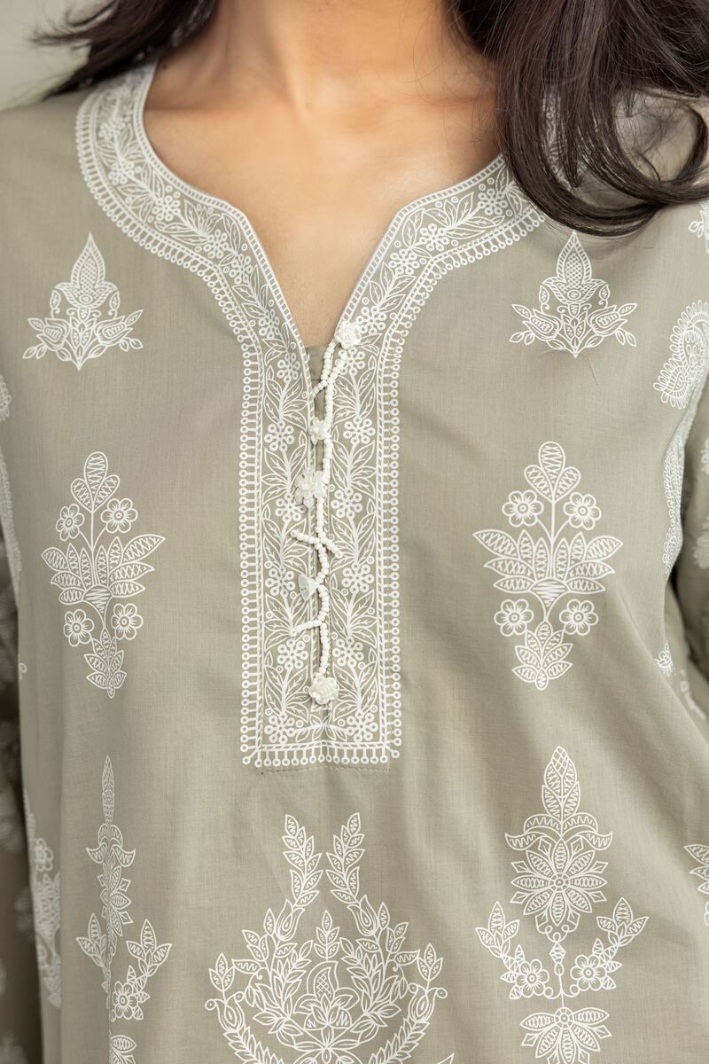 Beige Cambric Kurta