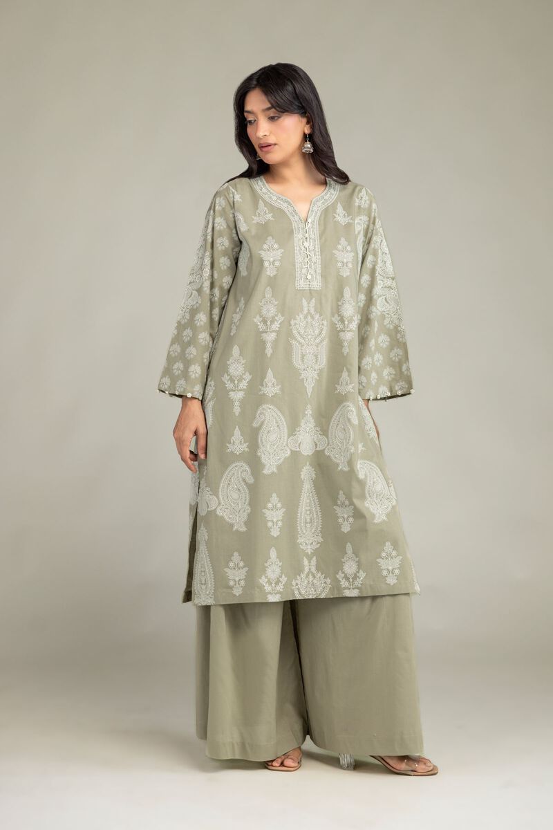 Beige Cambric Kurta