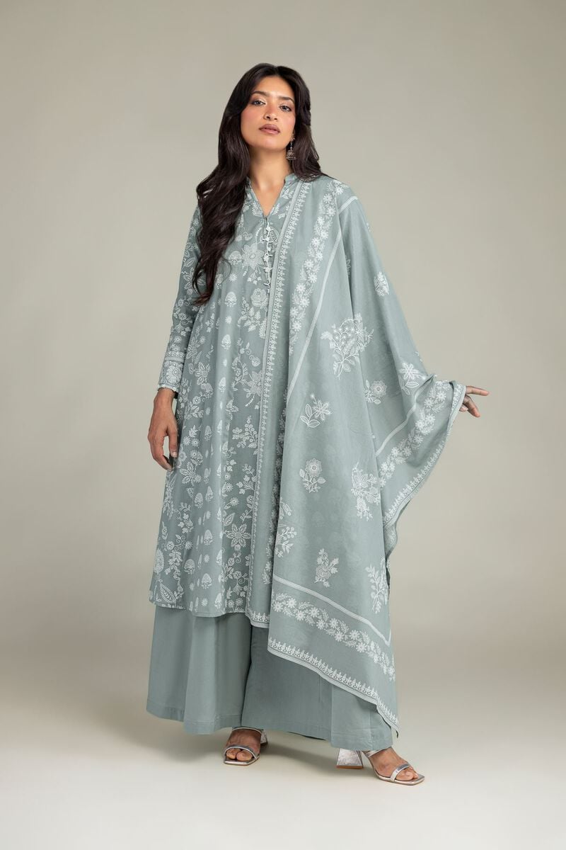 Floral Lawn Dupatta