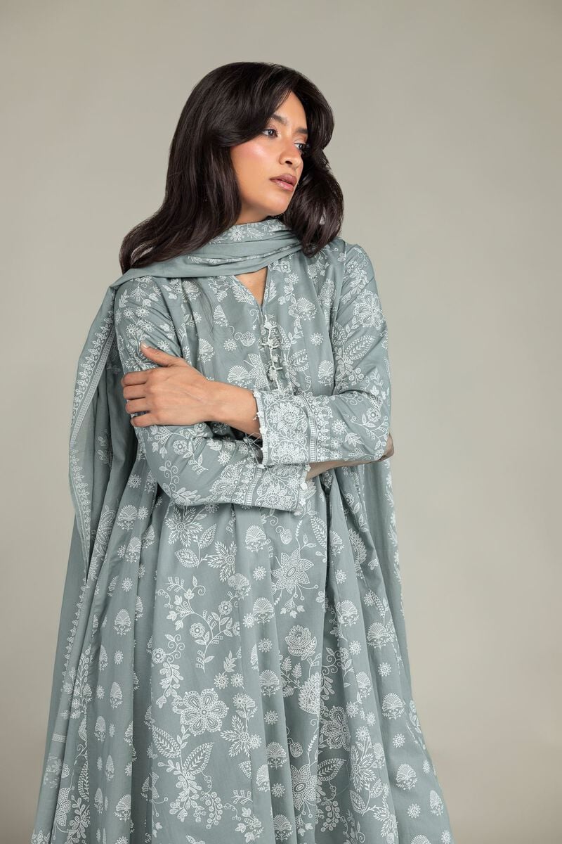 Floral Lawn Dupatta