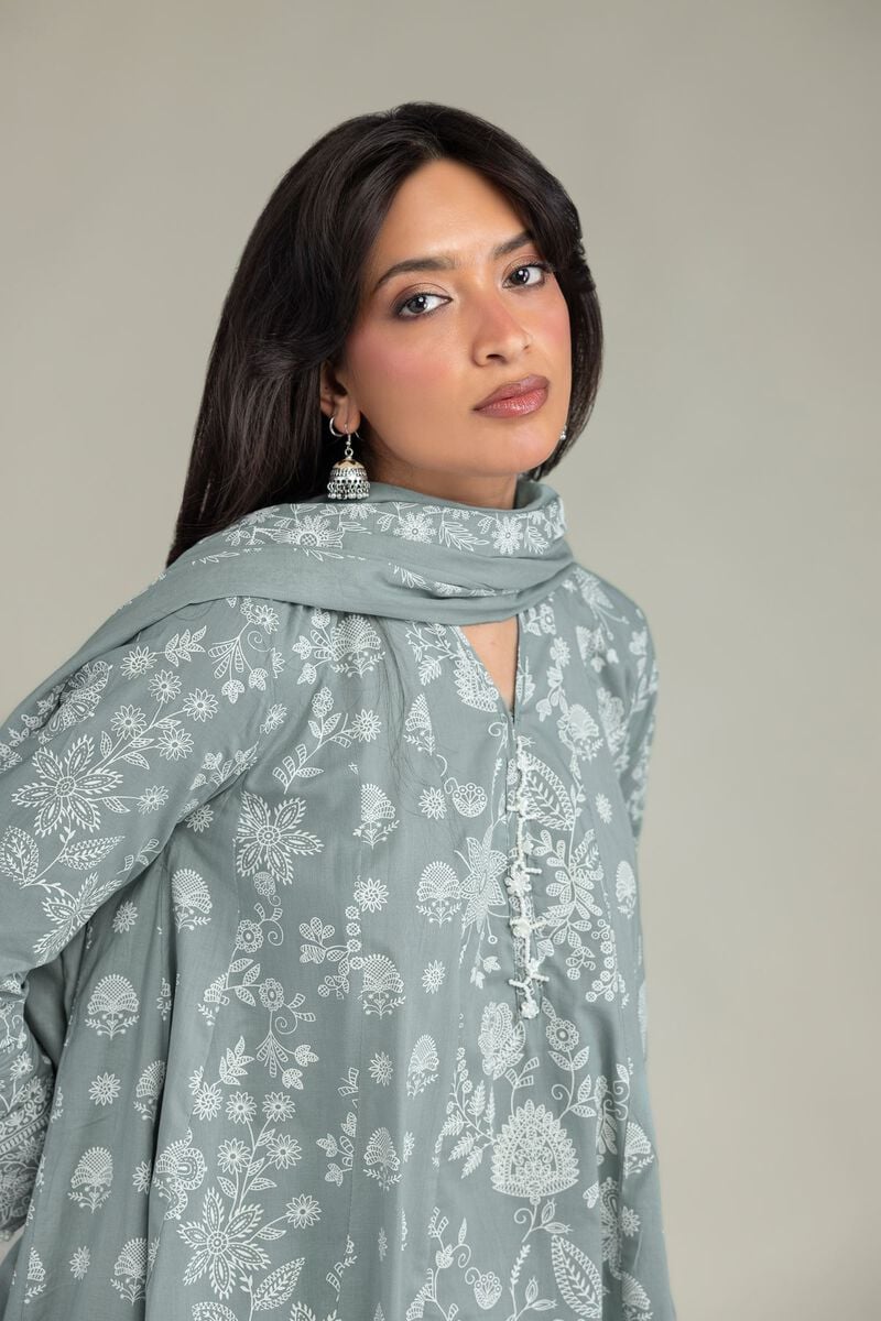Floral Lawn Dupatta