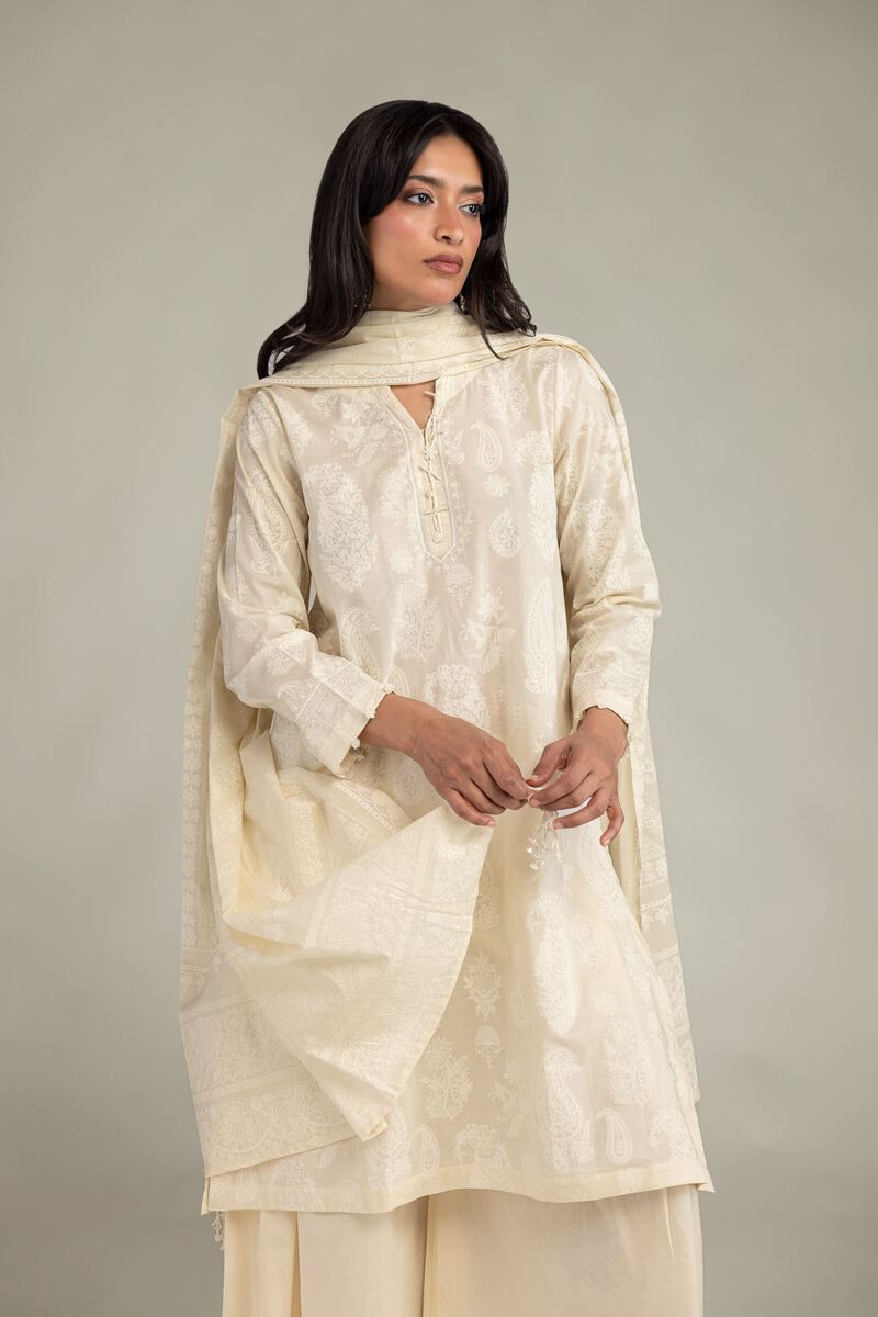 Lawn Floral Dupatta