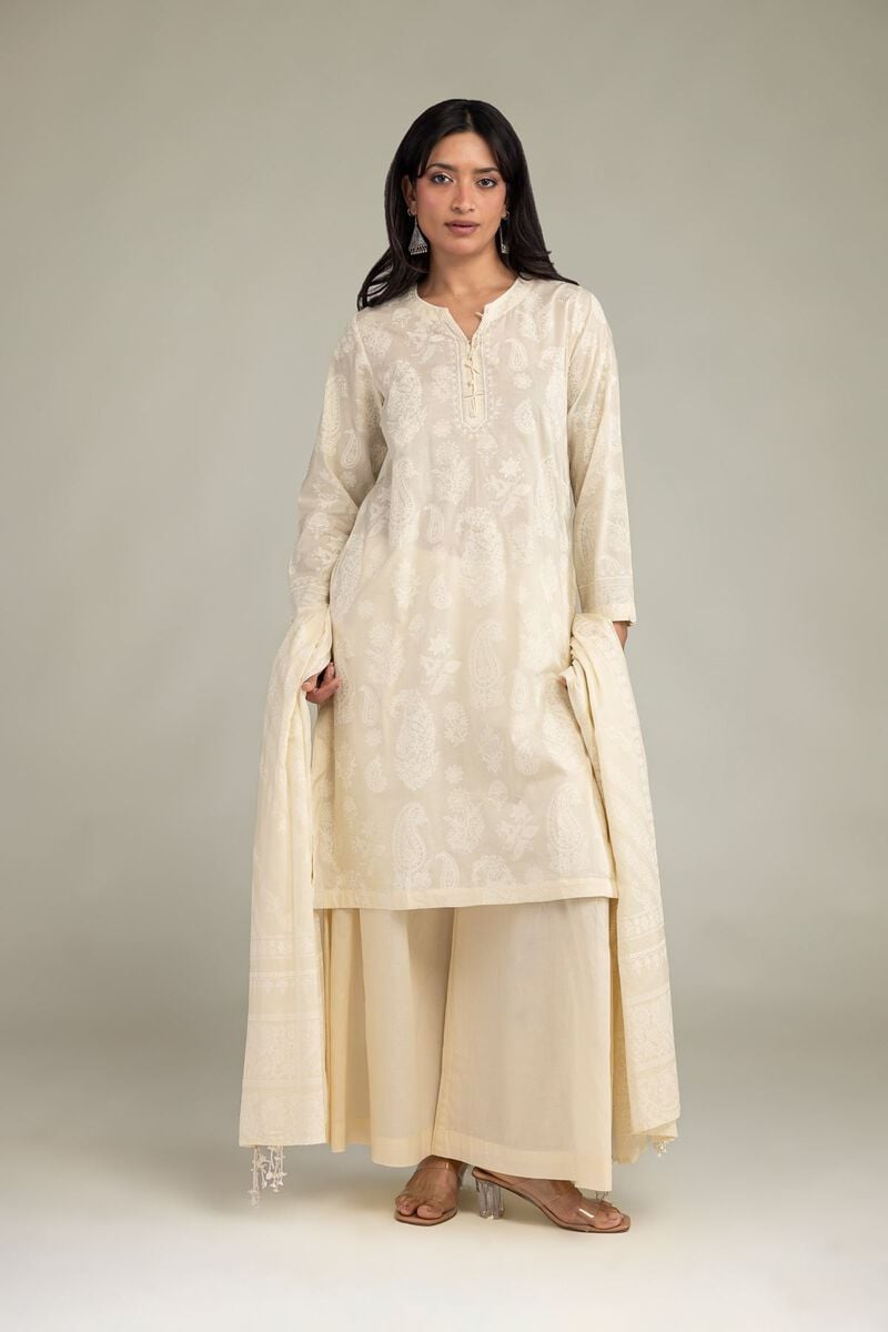 Lawn Floral Dupatta