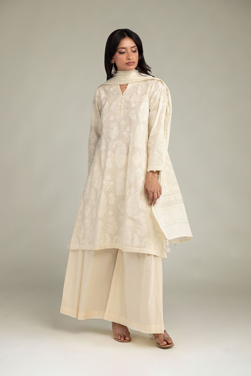 Lawn Floral Dupatta