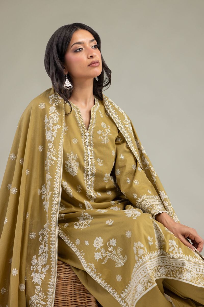 Floral Lawn Dupatta