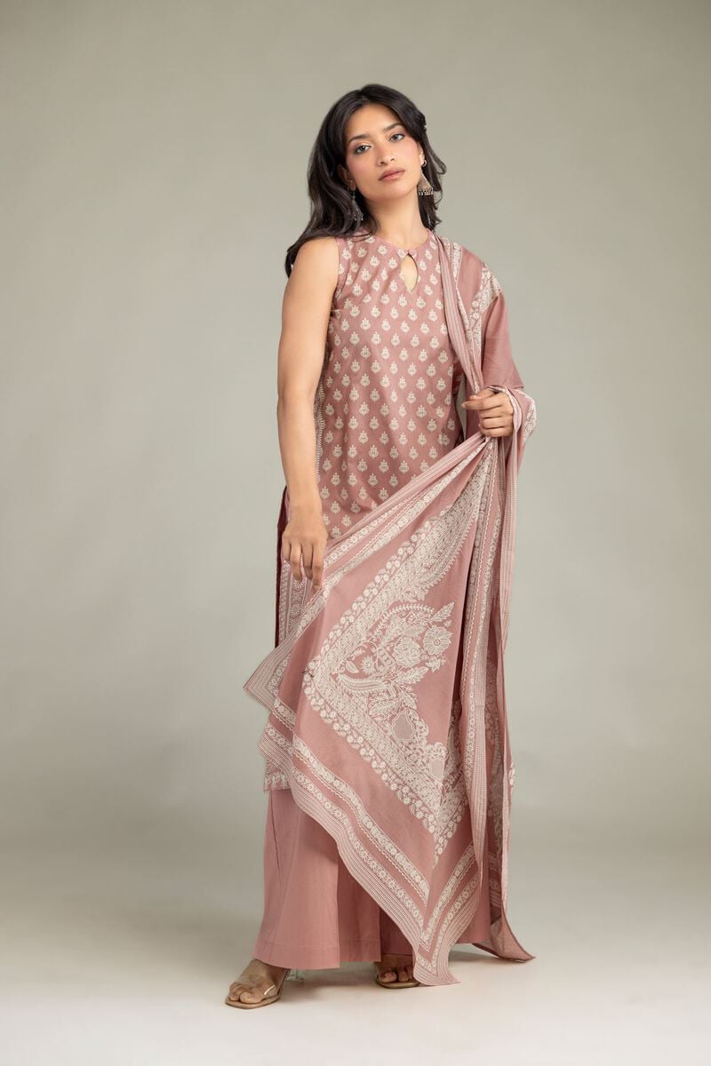 Lawn Floral Dupatta