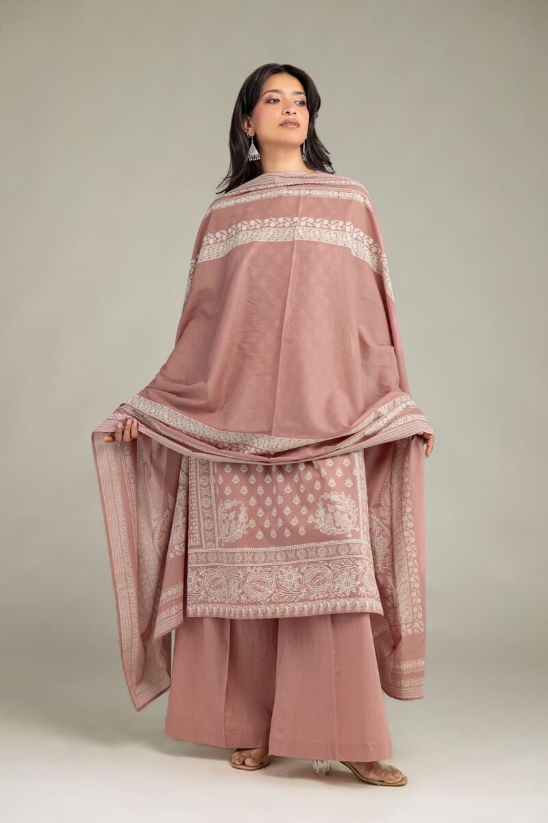 Lawn Floral Dupatta