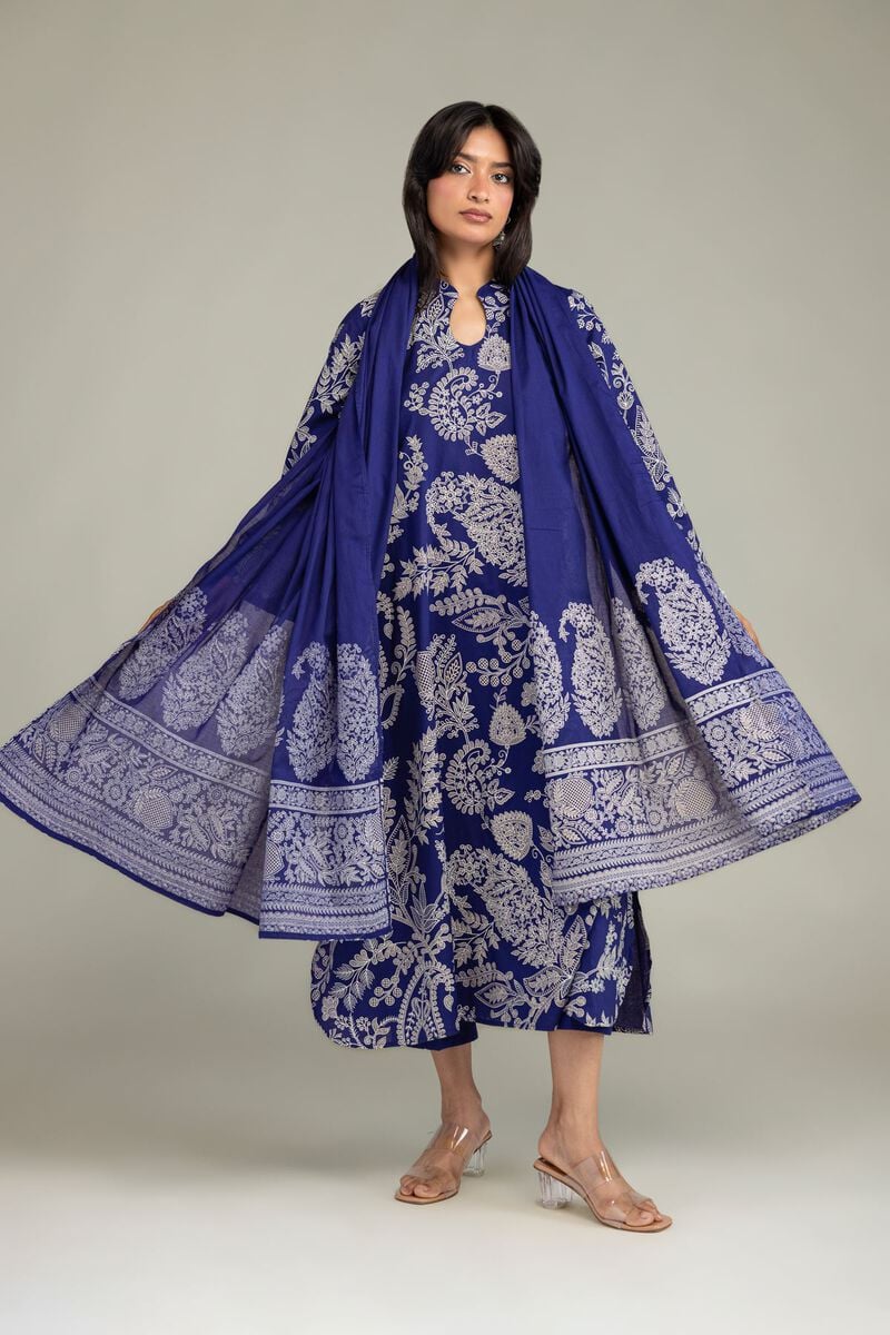 Floral Lawn Dupatta