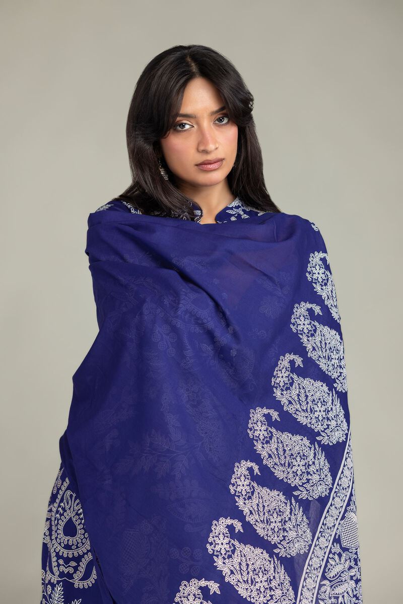 Floral Lawn Dupatta