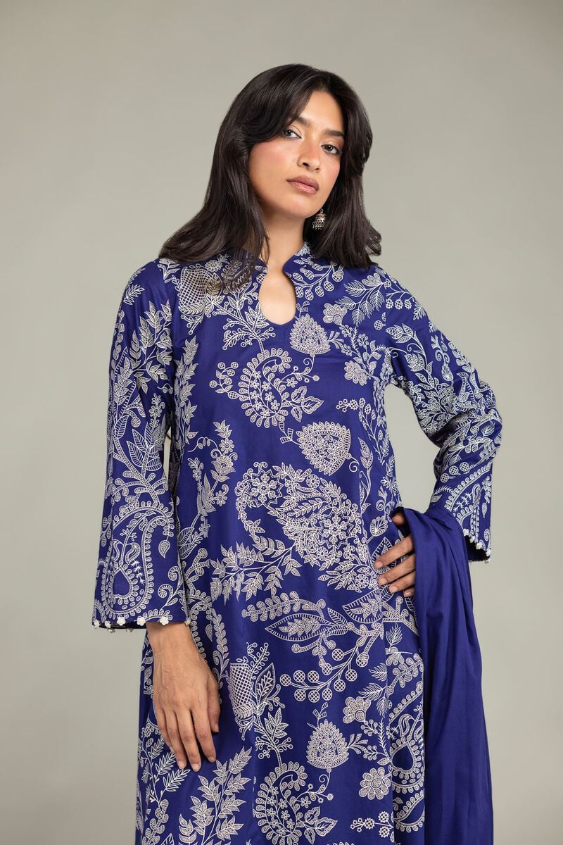 Floral Lawn Dupatta