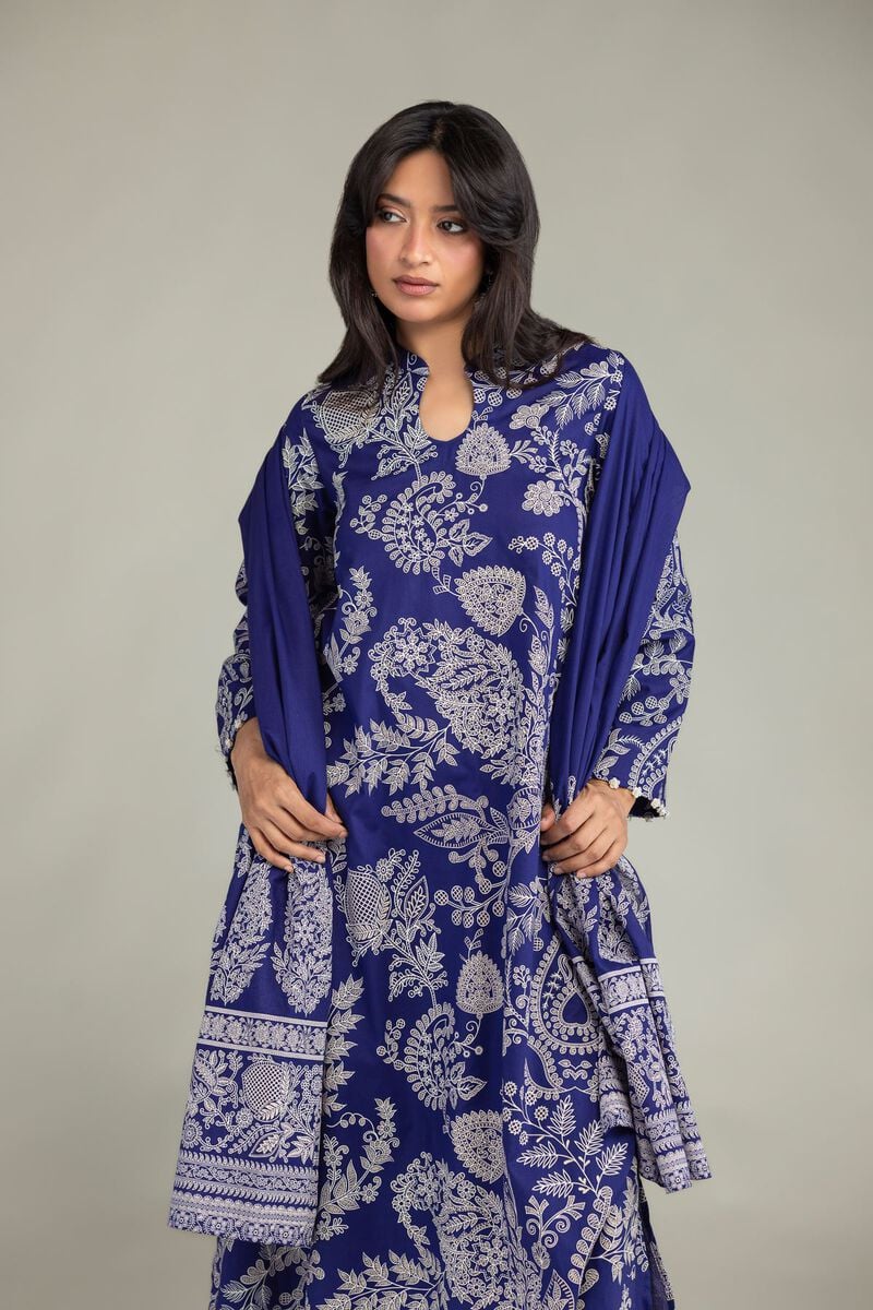 Floral Lawn Dupatta