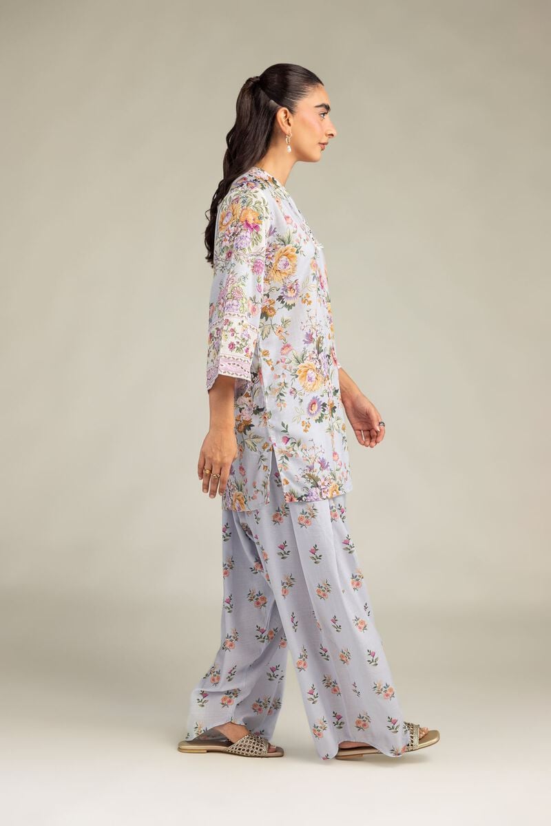 Floral Silk Pants 1-26-334-B-G1-VG
