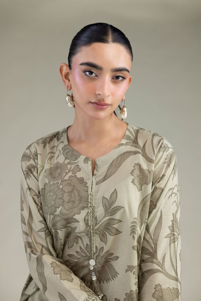 Floral Cambric Kurta