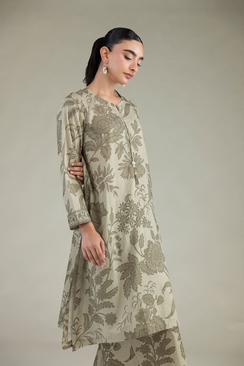 Floral Cambric Kurta