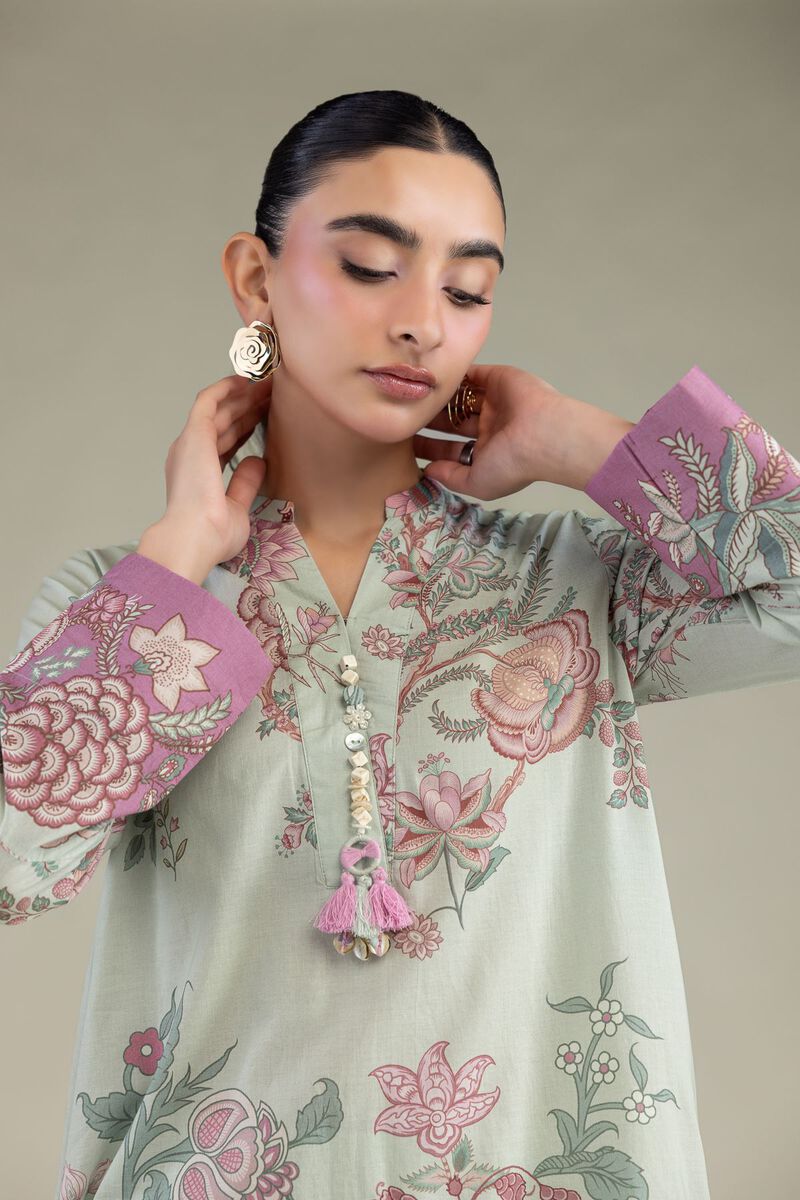 Floral Cambric Kurta