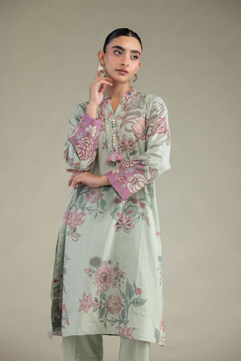 Floral Cambric Kurta