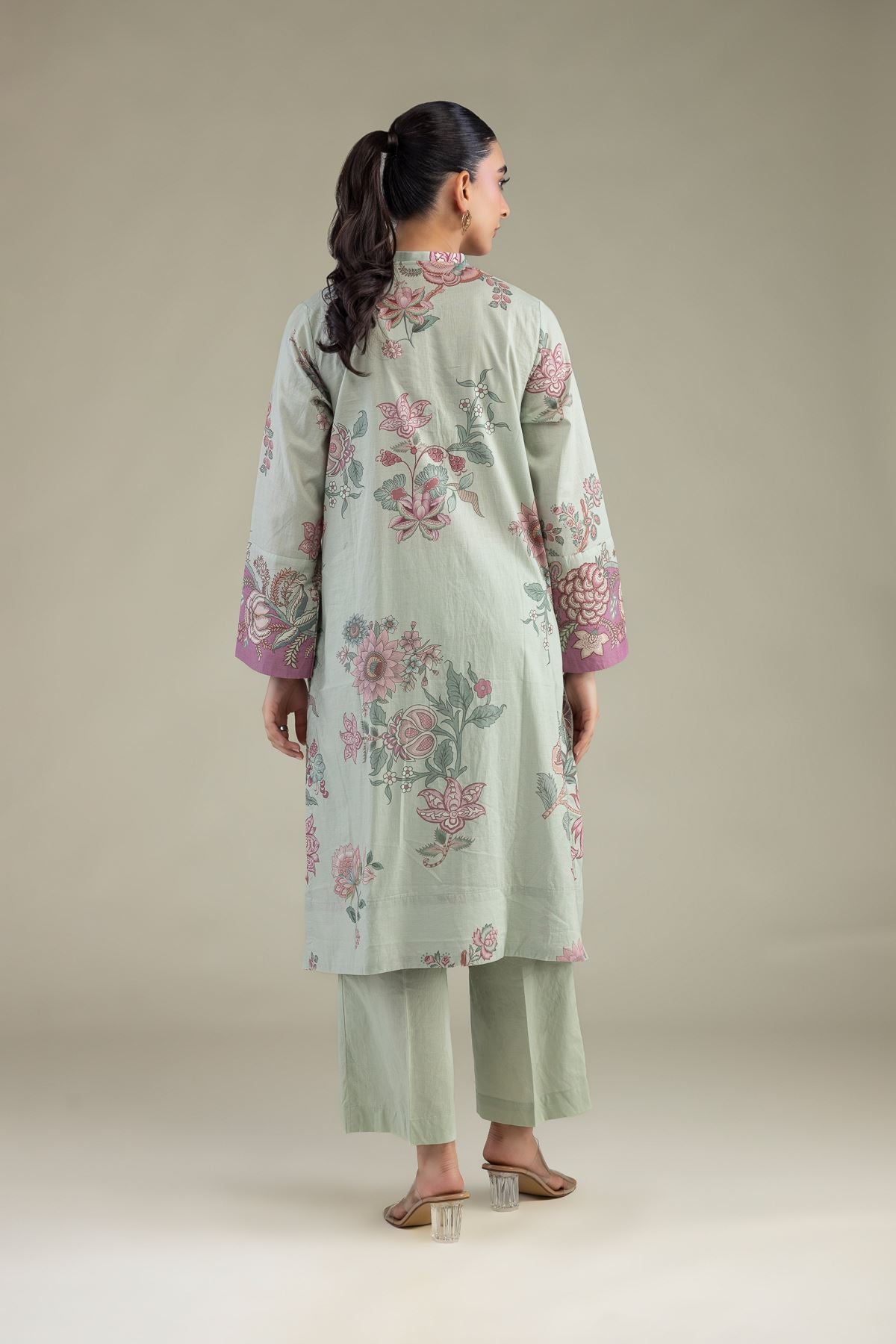 Floral Cambric Kurta