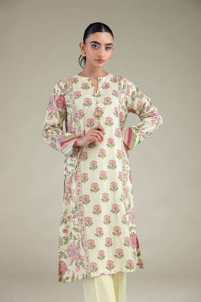Floral Cambric Kurta