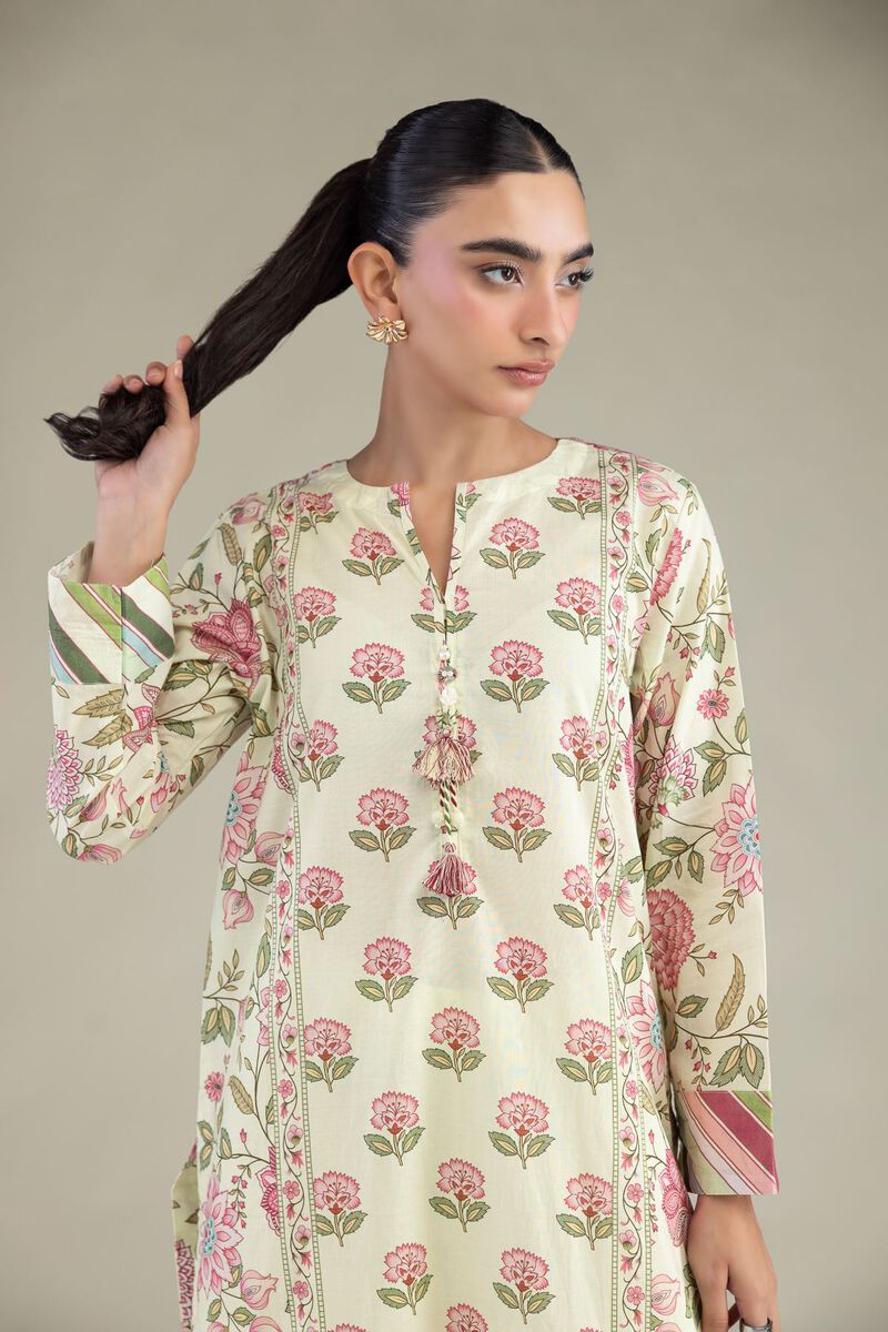Floral Cambric Kurta