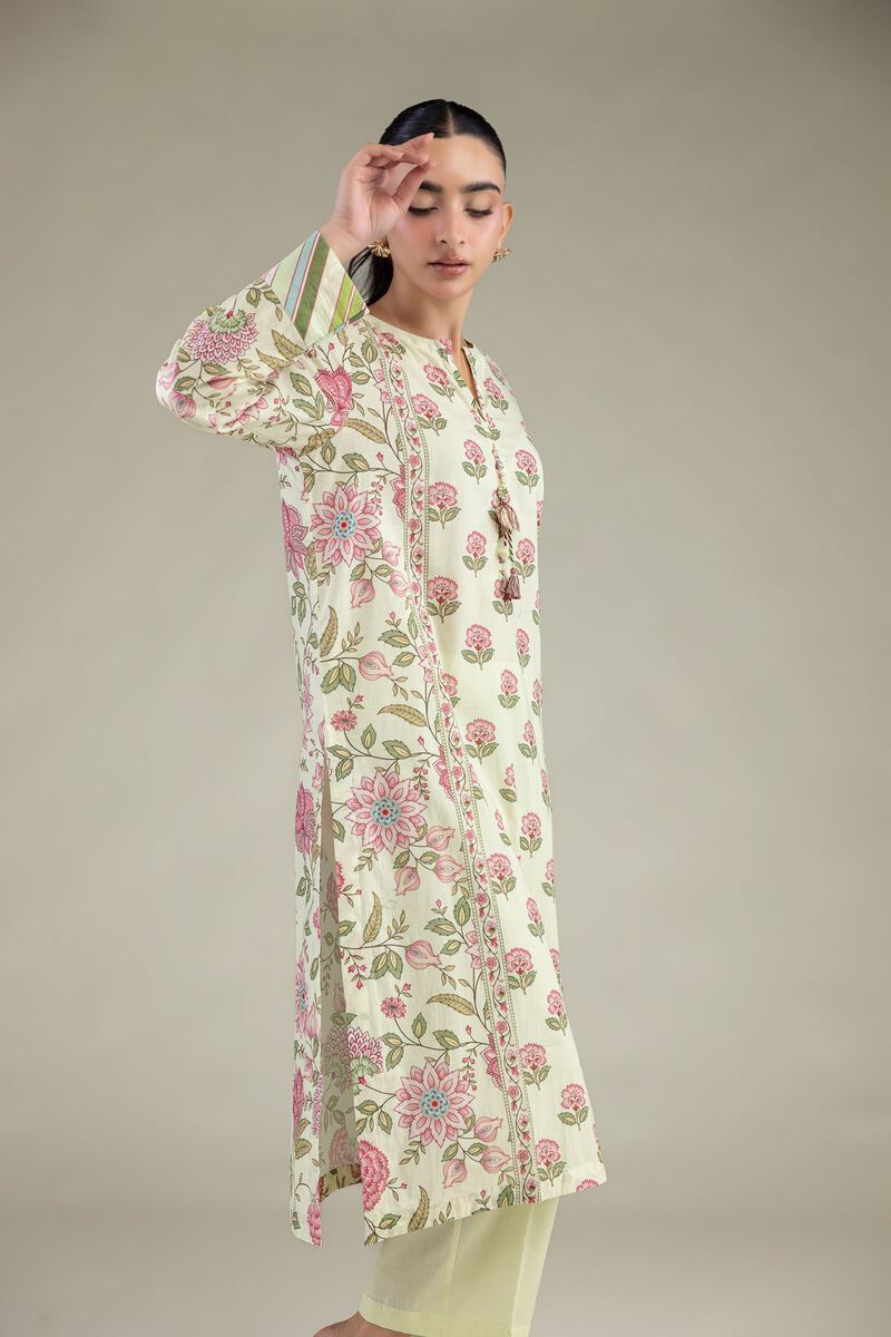 Floral Cambric Kurta