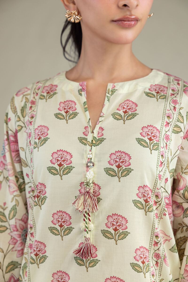 Floral Cambric Kurta