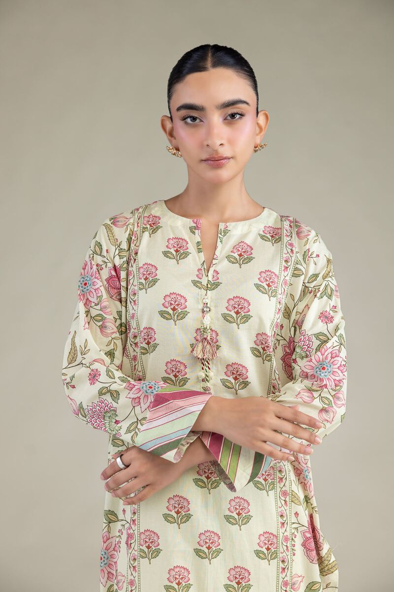 Floral Cambric Kurta