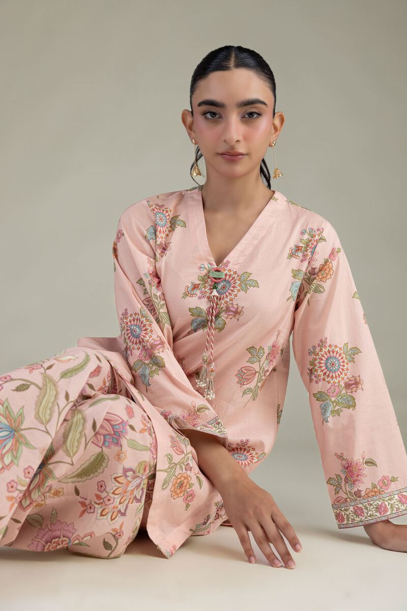 Pink Cambric Kurta