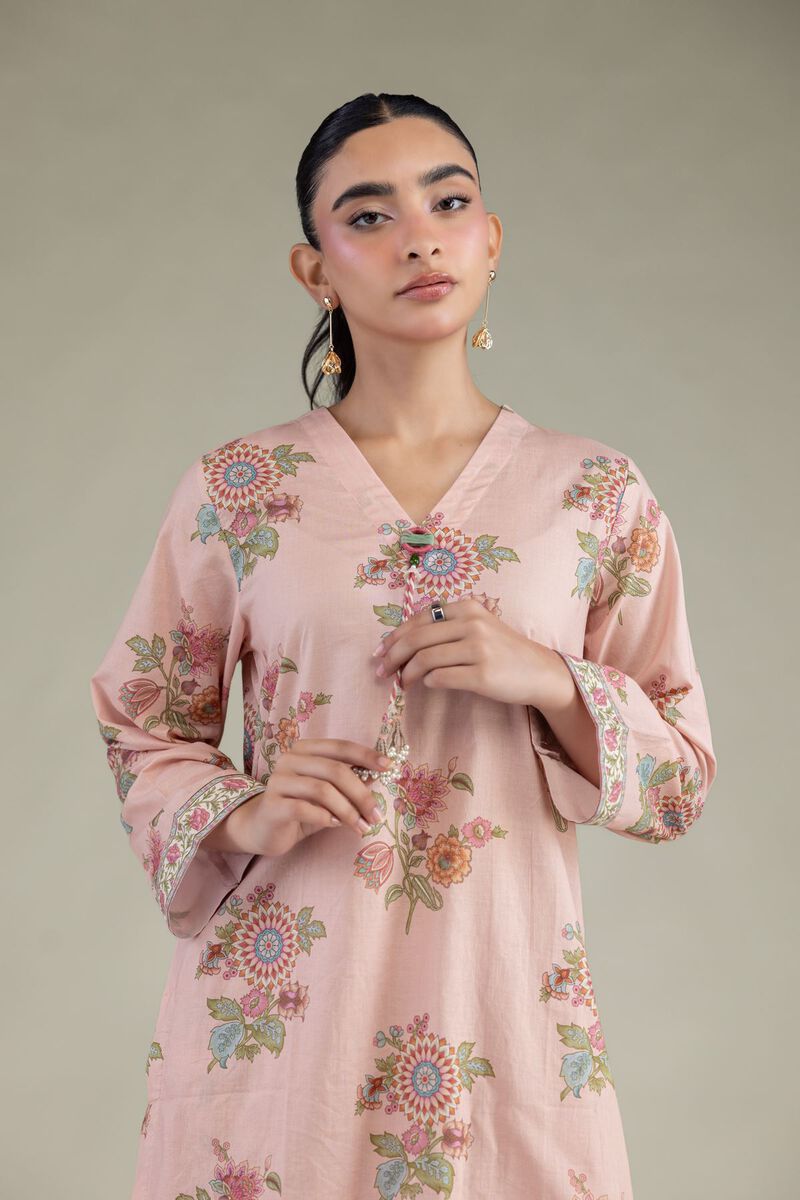 Pink Cambric Kurta