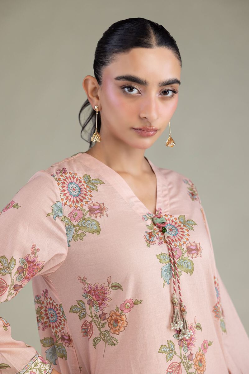 Pink Cambric Kurta