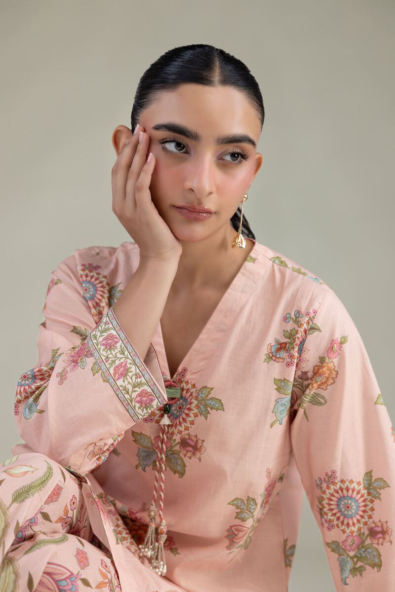 Pink Cambric Kurta