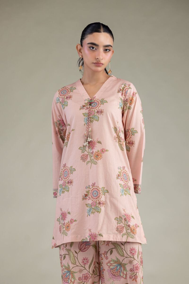 Pink Cambric Kurta