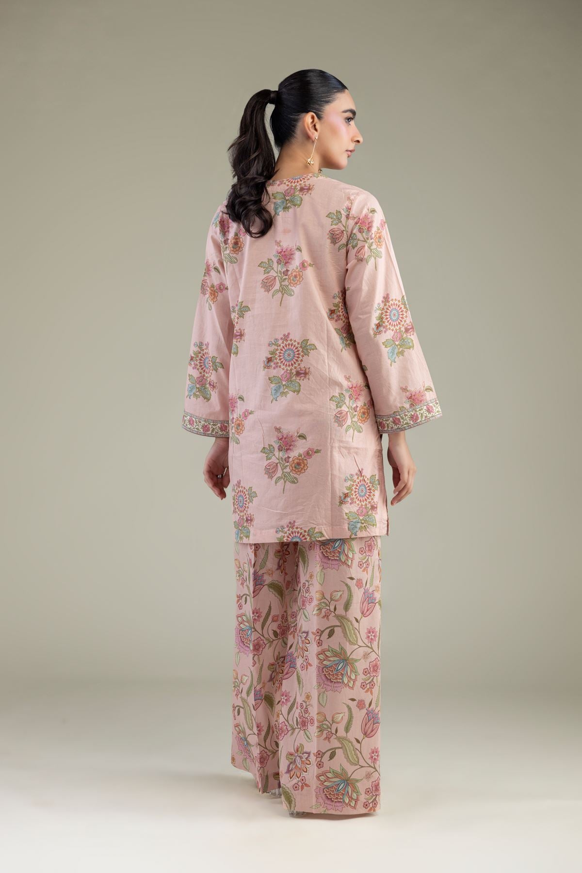 Pink Cambric Kurta