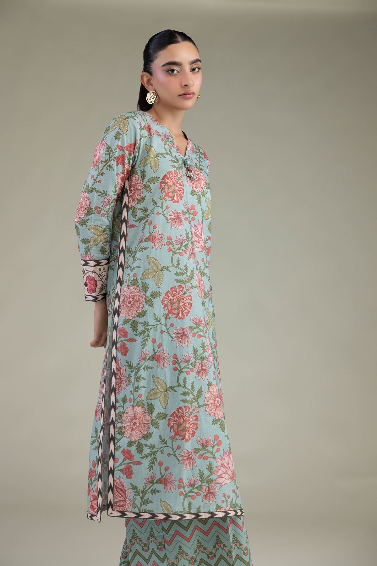 Cambric Longline Kurta