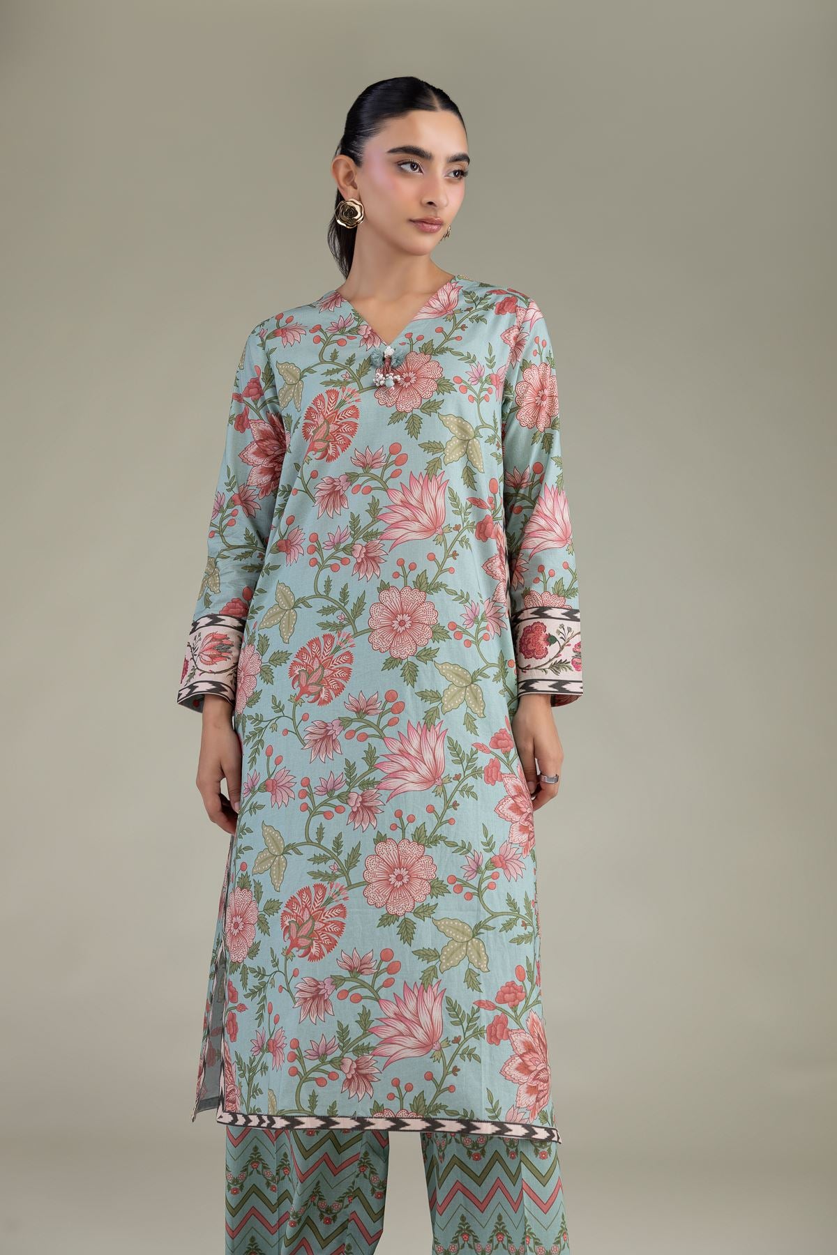 Cambric Longline Kurta
