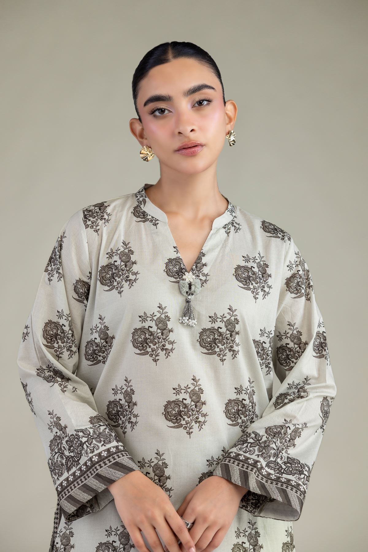 Floral Longline Kurta